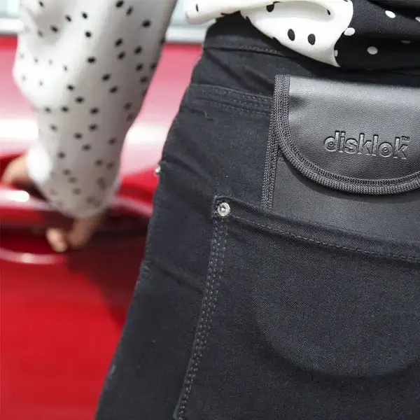 DISKLOK RFID Faraday Signal Blocking Wallet, 14Cm