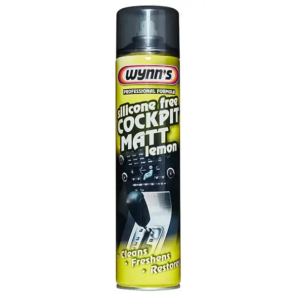 Wynns Cockpit Matt Lemon 600 ml (Silicon Free)