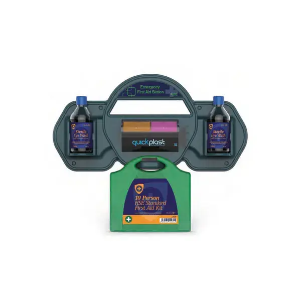 HSE Mezzo 1-10 Person C/W 2 x Twist n Pull Eyewash