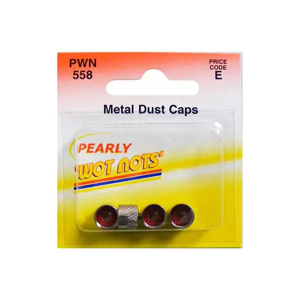 Pearl Tyre Valve Metal Dust Caps