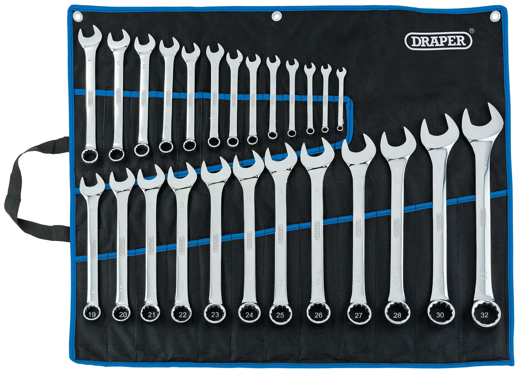 Draper HI-TORQ® Metric Combination Spanner Set, 6-32mm (25 Piece)"