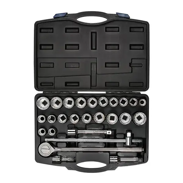 Draper HI-TORQ® Combined MM/AF Socket Set, 3/4" Sq. Dr., Black (26 Piece)"