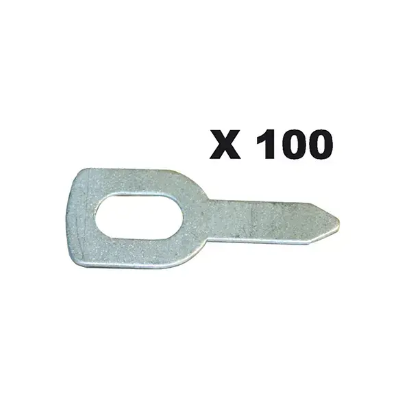 100 Straight Pulling Rings 050648