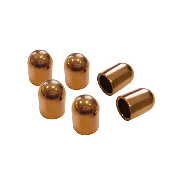 6 Domed Caps for Spot Welding 049970