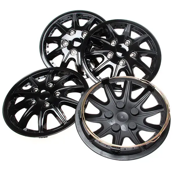 Top Tech Revolution 14 Inch Wheel Trims Gloss Black (Set of 4)
