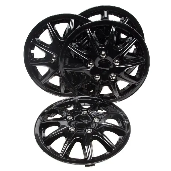 Top Tech Revolution 15 Inch Wheel Trims Gloss Black (Set of 4)