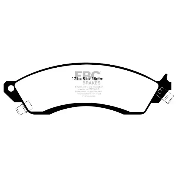 EBC Yellow Stuff High Performance Brake Pad Set