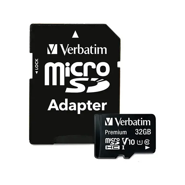 Verbatim 32GB Micro SD Card with Adaptor