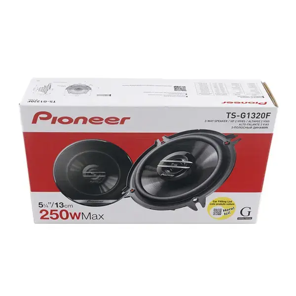 Lautsprecher 13cm - Pioneer TS-G1320F - Einbauset Passend Für BMW 5er E39 Touring Justsound