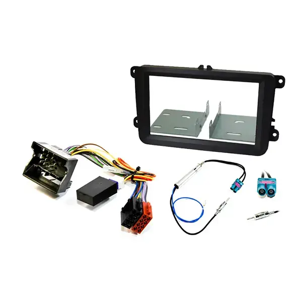 null Volkswagen Double DIN stereo upgrade fitting kit (WITHOUT STEERING WHEEL CONTROLS)