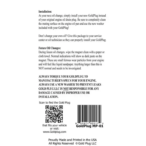 Gold Plug Performance Radiator