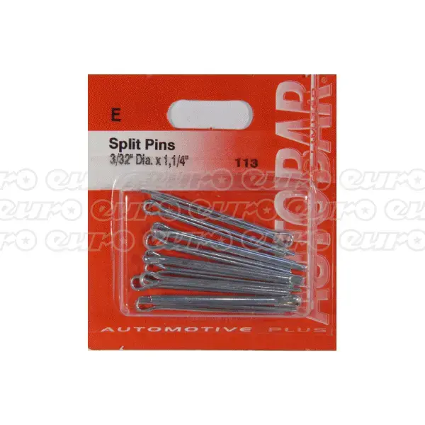 Split Pins 3/32 dia x 1 1/4        Split Pins 3/32 dia x 1 1/4