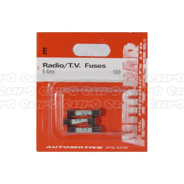 null Radio/T.V. Fuses 5 Amp             Radio/T.V. Fuses 5 Amp