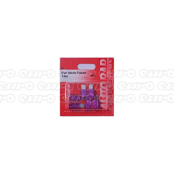 null Flat Blade Fuses 3 Amp (x3)