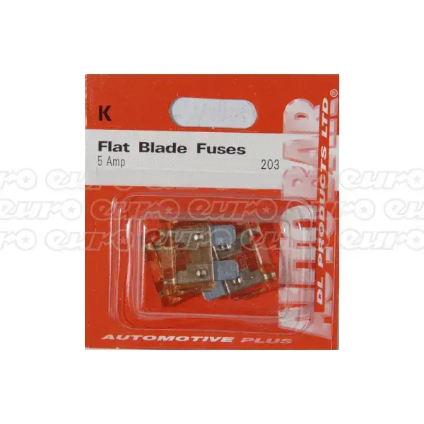 null Flat Blade Fuses 5 Amp