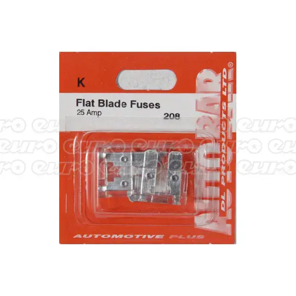 Flat Blade Fuses 25 Amp