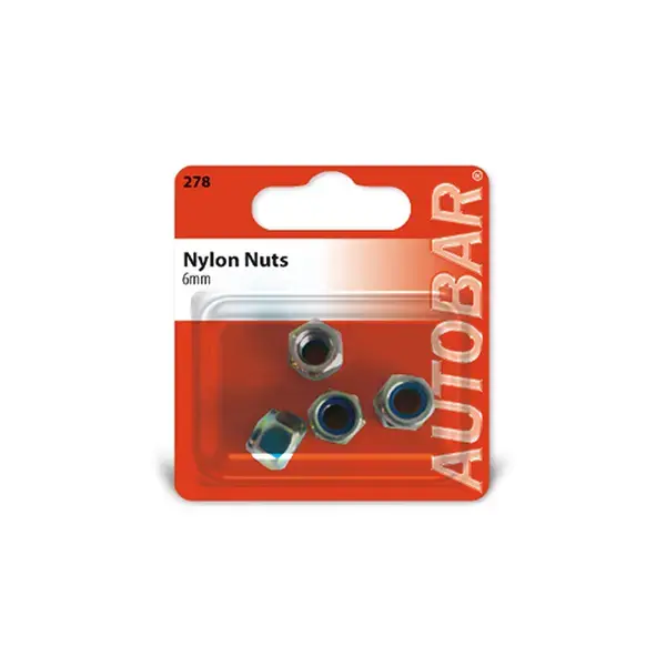 Autobar Nylok Nuts 6mm