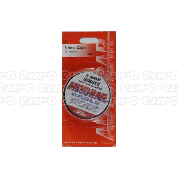 8 Amp Cable - 6m App. White