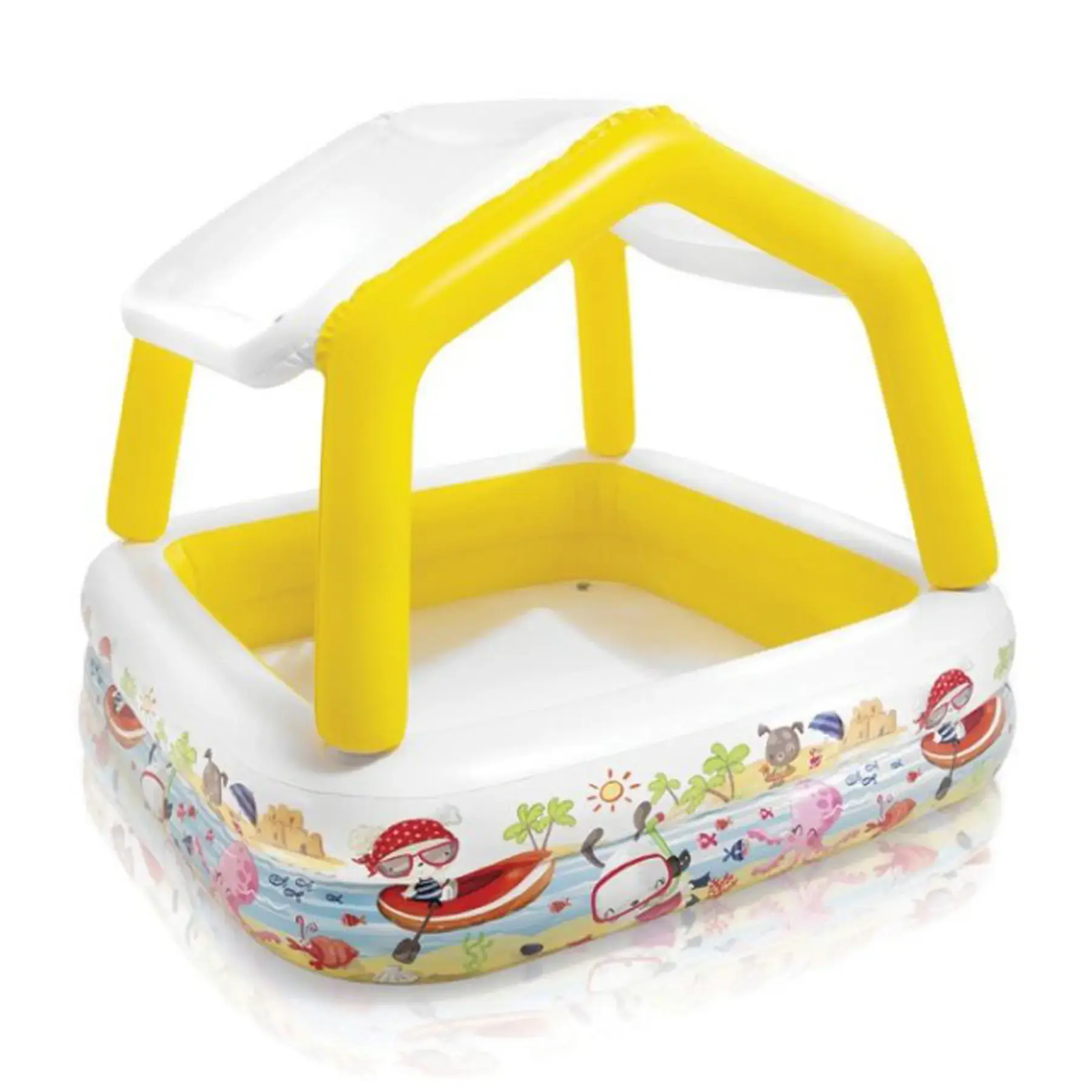 Intex Infant Inflatable Pool Shaded 157 x 157 x 122 57470NP