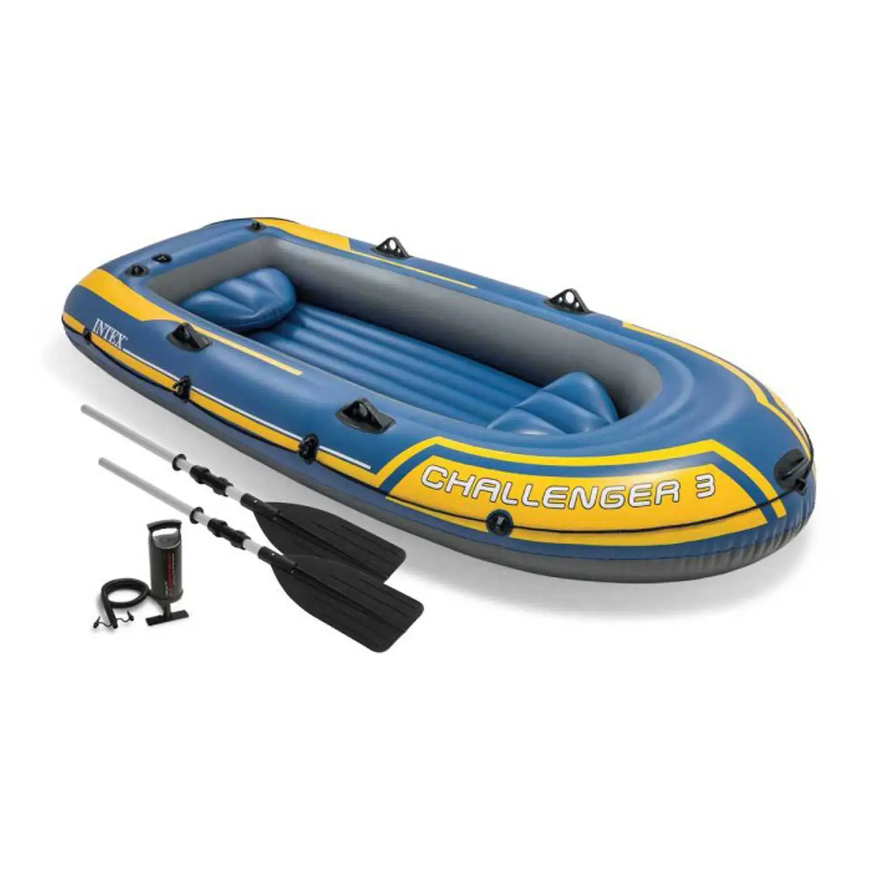 Intex Challenger 3 Set Inflatable Boat with Oars 68370NP