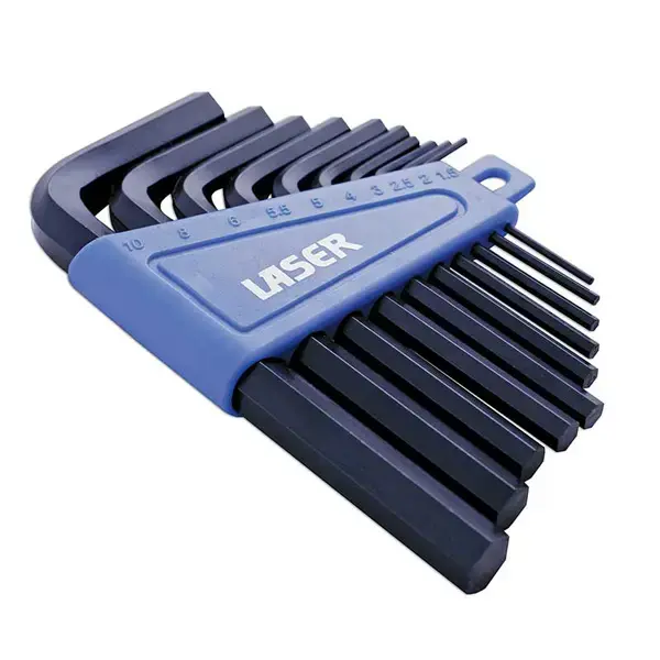 Laser 0952 Metric Hex Key Set 10pc