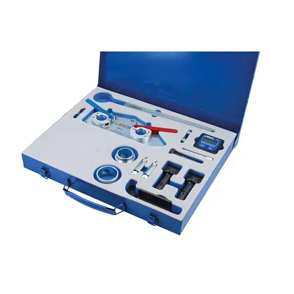 Laser 7279 Pulley Holding Tool – Set Di Attrezzi Per Tenere Pulegge Per Audi, VW, SEAT, Skoda, Adattatori Inclusi