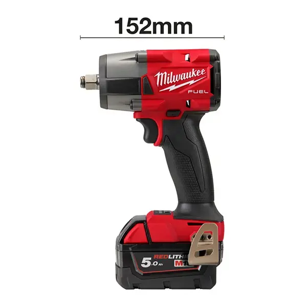 Milwaukee M18 Fuel Mid Torque 1/2 Gen2 Impact Wrench (Kit) 881Nm M18FMTIW2F12-502X