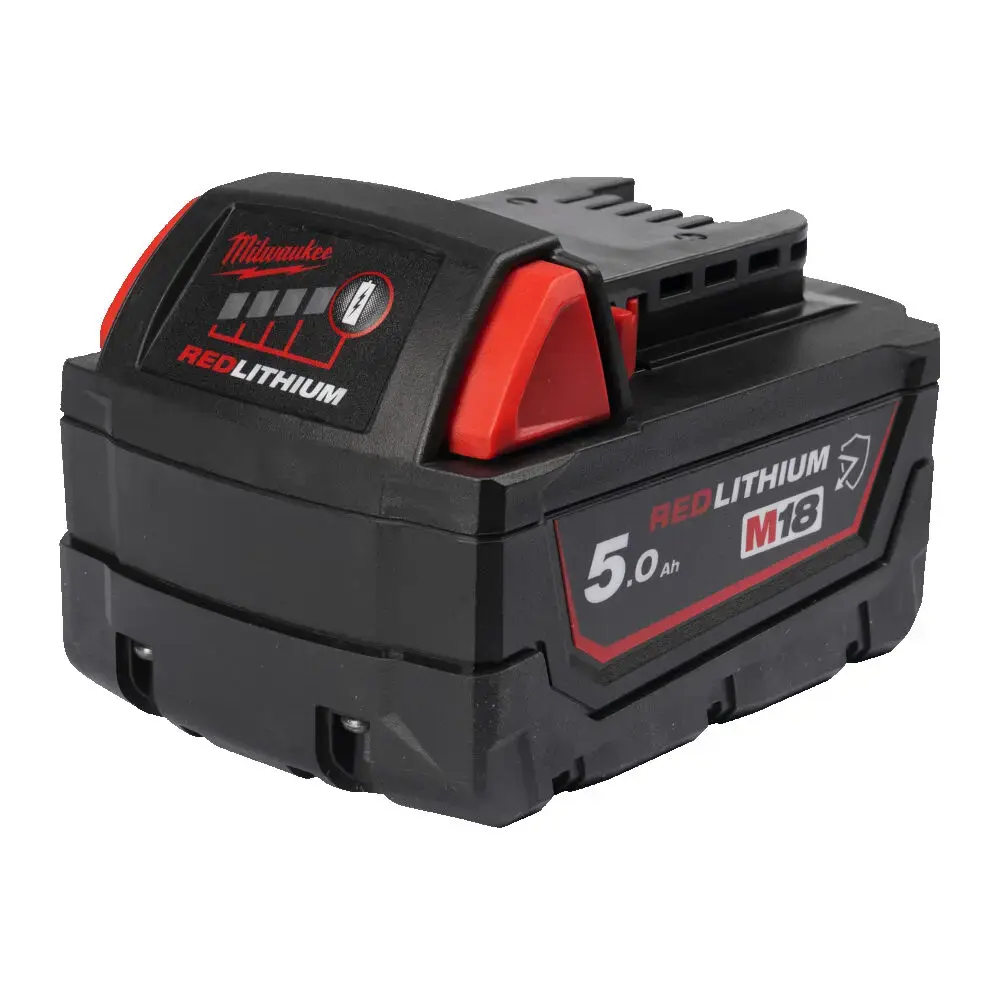 Milwaukee M18 5amp Red Lithium-Ion Chemical Resistance Battery