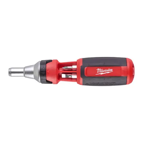 Milwaukee 9 in 1 Ratcheting Multibit Screwdriver- Universal 1pc