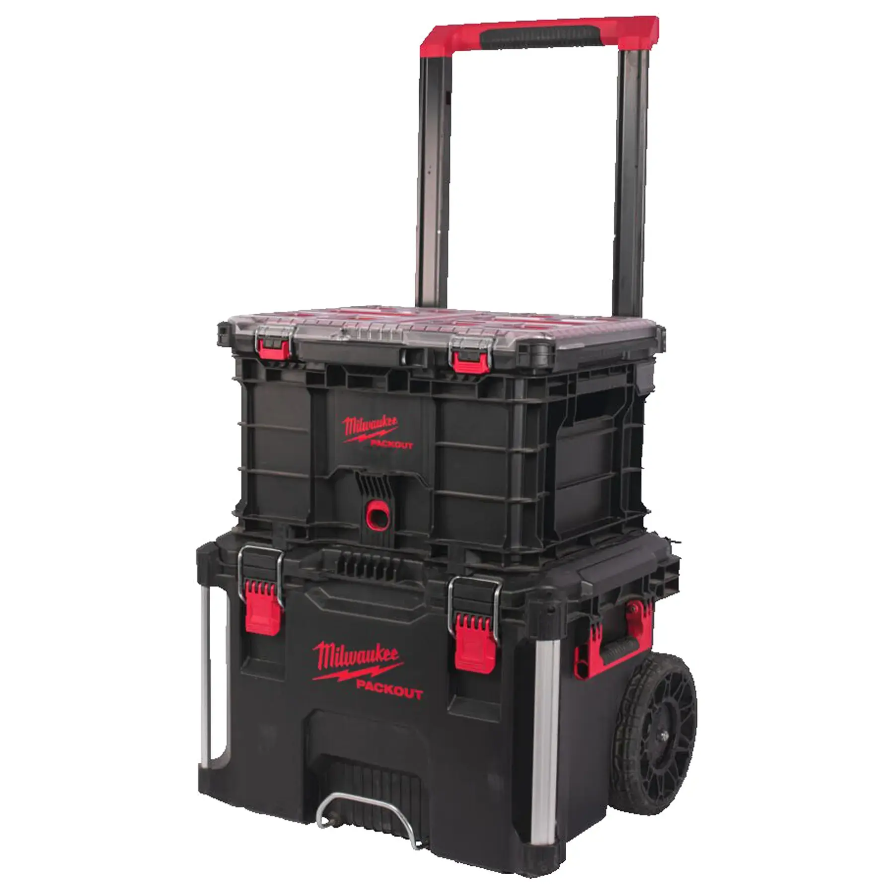Milwaukee PACKOUT 3pc Set - Trolley Box, Organiser and Crate