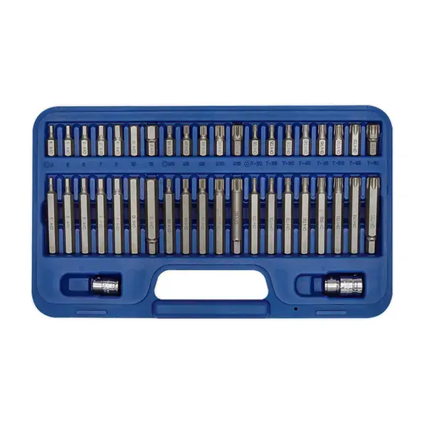 Sealey Premier TRX-Star*/Hex/Spline Bit Set 3/8" & 1/2"Sq Drive 42pc