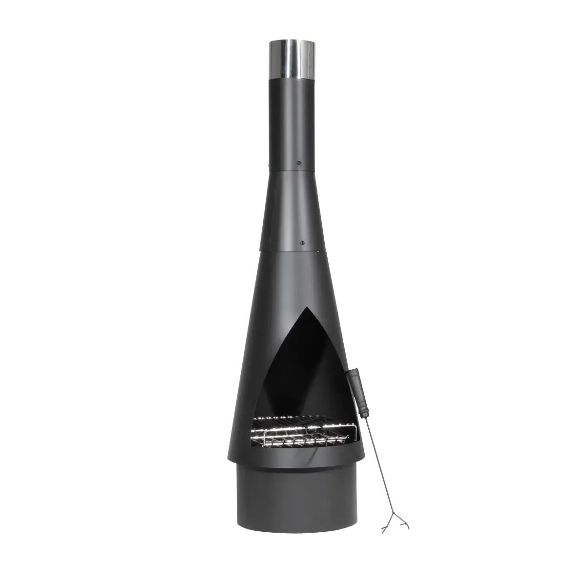 Sealey Dellonda Outdoor Chiminear - Black Steel