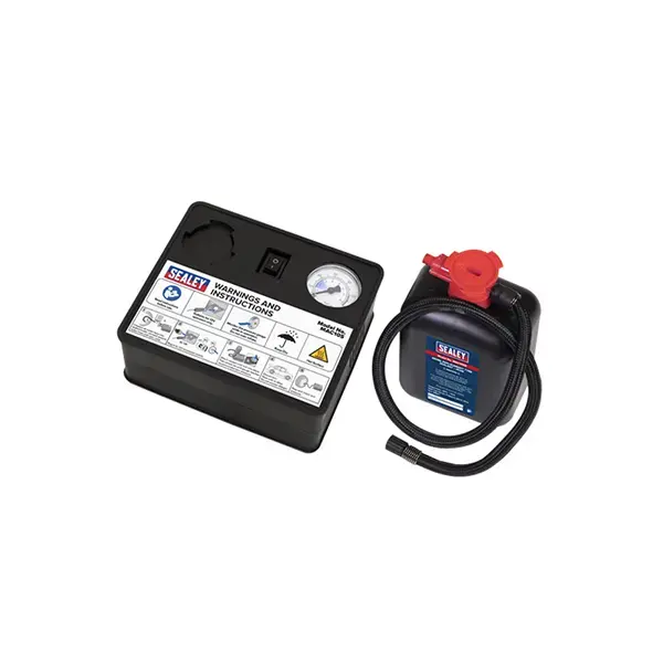 Sealey Tyre Inflator 12V + Emergency Puncture Sealant Kit
