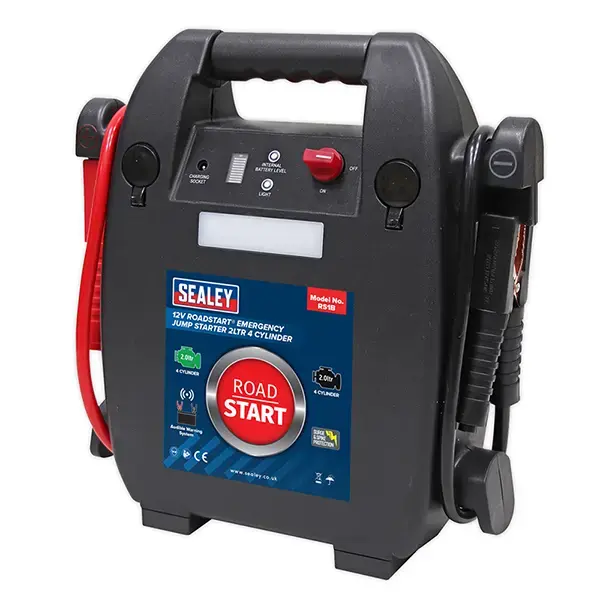 Sealey RoadStart Emergency Jump Starter 12V 2ltr 4 Cylinder