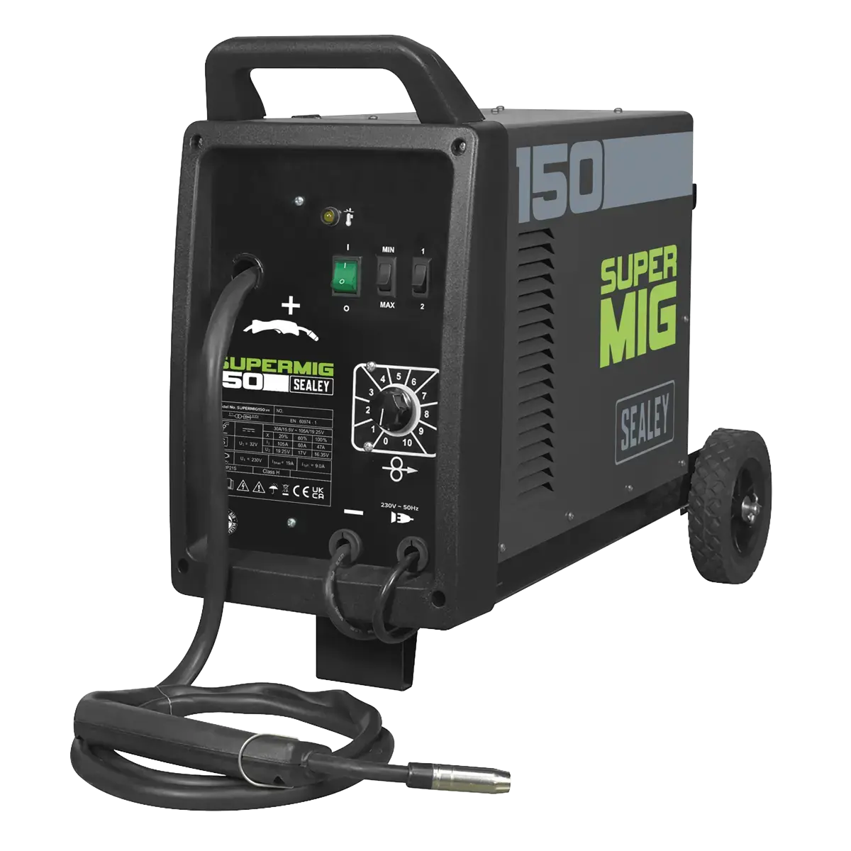 Sealey Gas/Gasless MIG Welder 150A 230V