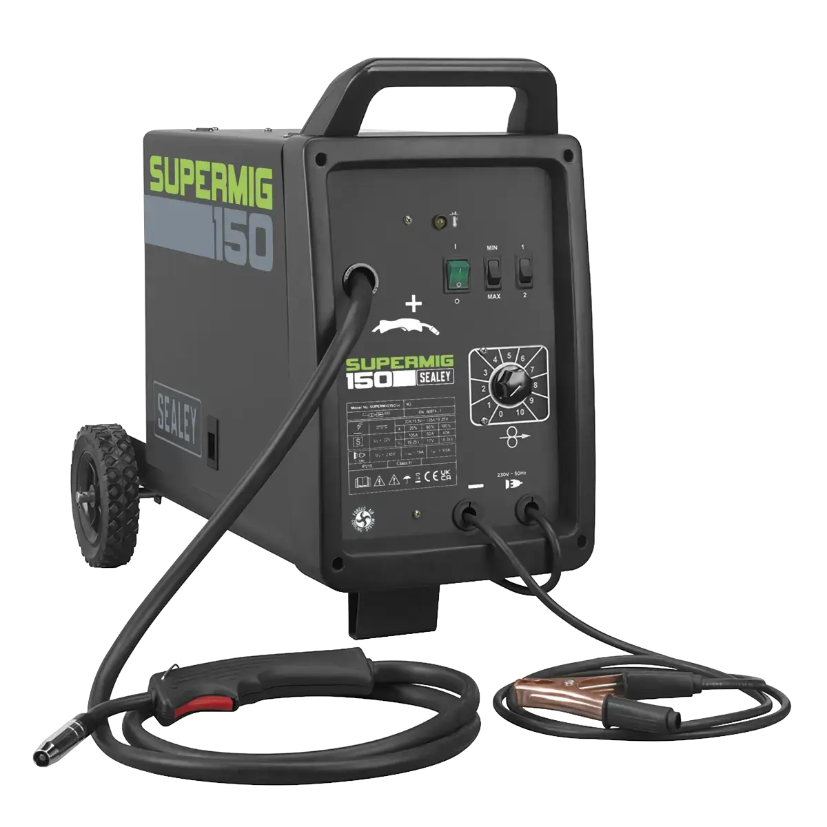 Sealey Gas/Gasless MIG Welder 150A 230V