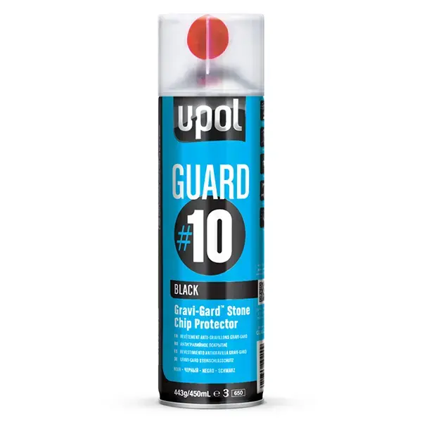 U-POL GUARD#10 Gravi-Gard Stone Chip Protector Black Aerosol 450ml