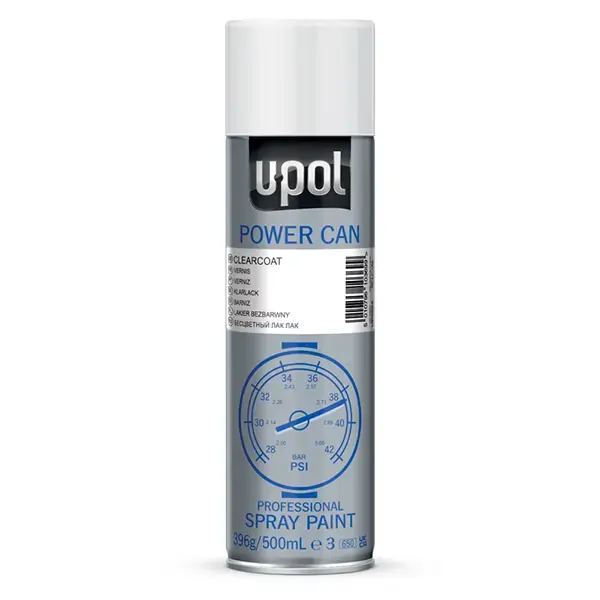 U-POL Power Can Clearcoat Aerosol 500ml